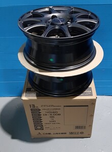 ●新品未使用●ウエッズ WEDS VELVA CHARGE 13×5.00B INSET36 4H PCD100 DEEP METAL 4本