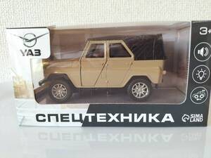 【MAS115】ソビエト、ロシアのミニカー・ジオラマ UAZ ハンター hunter