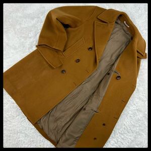 オーラリー『上級紳士の色気』AURALEE ウールピーコート マスタード サイズ3 BEAVER MELTON LONG P-COAT