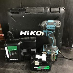 19go【中古品】★ハイコーキ(HIKOKI ※旧:日立工機) コードレスインパクトドライバー WH36DC(2XPSZ)(CB)