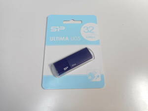 USBメモリ 32GB シリコンパワー ULTIMA U05 ブルー（ネイビー） USB2.0 フラッシュメモリ