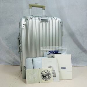  【美品】RIMOWA リモワ TOPAS トパーズ 20L キッズトローリー 機内持ち込み可能サイズ 2輪 TSAロック スーツケース キャリーバッグ アルミ