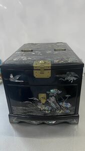 螺鈿漆器　宝石箱　ジュエリーボックス　韓国伝統工芸品