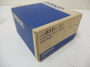 6■/Zク3680　オムロンフロートレスリレー OMRON FA 61F-G1　未使用品 現状品