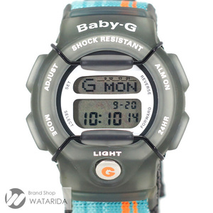 カシオ CASIO 腕時計 Baby-G ETHNO-G BG-350E-3T ラバー ナイロン ターコイズブルー オレンジ ケース・保証書付 全国一律送料500円(税抜)