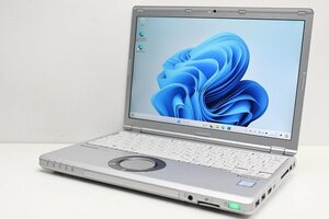 1円スタート ノートパソコン Windows11 Panasonic レッツノート CF-SZ6 第7世代 Core i5 SSD256GB メモリ8GB 12.1 Windows10 カメラ