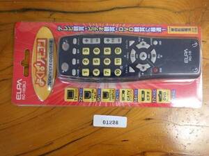 中古 ELPA TV ビデオ DVD 共通リモコン RC-18(BL) サンヨー シャープ 東芝 日立 パナソニック 三菱 ソニー サムスン LG 管理No.1228