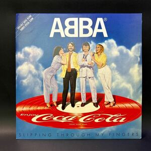 H28-7 「ABBA /Slipping Through My Fingers 」LPレコード(PD-1005) 歌詞カード付　超音波洗浄済