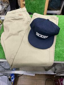 ○J8022 Dickies ディッキーズ　パンツ　キャップセット　874 ○