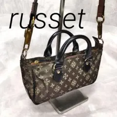 極美品！russet レザー ハンドル 2WAY ショルダーバッグ