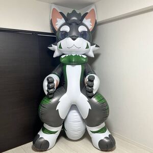 ケモノ 着ぐるみ フロート ダブルレイヤード アトラク 狼 浮き輪　コスプレ