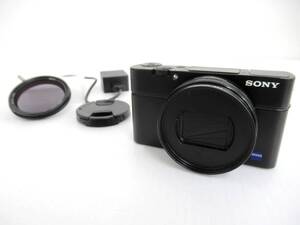 【SONY/ソニー】亥⑥80//RX100 M7/RX100 VII/2.8-4.5/9.0-72mm T＊/充電ケーブル、フィルター付属