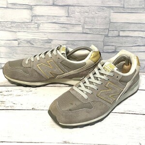 R6209bL new balance 996 ニューバランス996 ローカットスニーカー レディース 23cm グレー×ゴールド WR996UC スエード ランニング