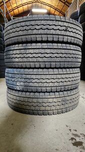 ★送料無料★ 145/80R12 80/78N LT 2021年製 8分山 ダンロップ WINTERMAXX SV01 4本/中古スタッドレスタイヤ(冬タイヤ) N7067_A1