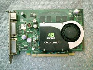 【中古パーツ】NVIDIA Quadro FX1700 512M グラフィックボード/ビデオカード PCI-E DVI■BK421-1