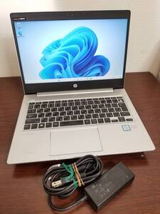 705 動作品 HP ProBook 430 G6 Core i5 第８世代 (8265U)◆RAM8GB◆超高速 M.2 SSD750GB ◆13.3インチ HD Win11 PC laptop ノートパソコン