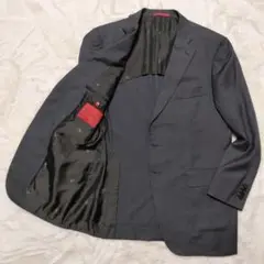 【美品】ISAIA イザイア ビジネスジャケット テーラードジャケット 黒