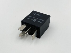 【4極 12V IR】 4P 4ピン 30A マイクロ ISO リレー 車載 互換品 検索用) フォグランプ エアコンランプ パワーリレー