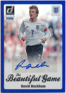 David Beckham 2023-24 Panini Donruss Beautiful Game Blue Prizm Auto 99枚限定 直筆サイン ブループリズムオート デビッド・ベッカム