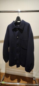 ■●▲UNIQLO +J ユニクロ JIL SANDERジルサンダー ウールブレンドオーバーサイズシャツジャケット▲●■