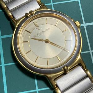 Yves Saint Laurent イヴサンローラン クォーツ レディース　腕時計 売り切り1円スタート
