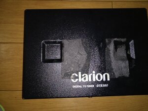 Clarion クラリオン 汎用 デジタルチューナー 地デジ 本体のみ DTB380 2009年製　リモコン欠品