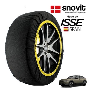 snovit正規品 ISSE製造 SNOW SOCKS マツダ MX-30 ロータリーEV DR8V3P 215/55R18 18インチ フロント スノーソックス 布製 タイヤ チェーン