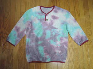 新品 KAPITAL キャピタル フリース 2 M タイダイ色 カットソー ジャケット Tie-Dye Fleece Sweater