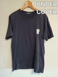 アンダーカバー Tシャツ 半袖 ロゴ プリント 黒 M UNDERCOVER