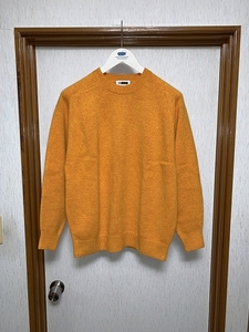 S 新品同様 H BEAUTY&YOUTH ＜H ＞5GAUGE CLASSIC WOOL BALLOON CREW NECK KNIT/ニット セーター UNITED ARROWS