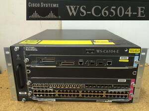 A6655)Cisco WS-C6500 Series(WS-C6504-E) V04　本体　中古