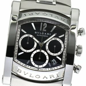 ブルガリ BVLGARI AA48SCH アショーマ クロノグラフ デイト 自動巻き メンズ _794584