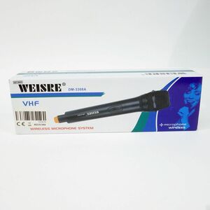 095 WEISRE DM-3308A ワイヤレスマイク＆レシーバー セット ※中古