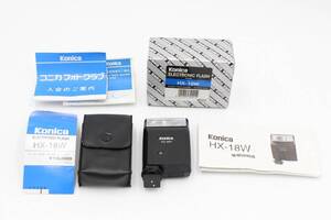 極上品☆KONICA コニカ HX-18W ストロボ HEXAR用 付属多数 ##10614