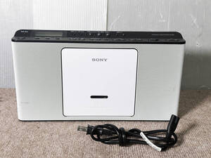 中古★SONY/ソニー　 CD/ラジオ パーソナルオーディオシステム 　薄型CDラジオ　ホワイト【ZS-E80】EC32