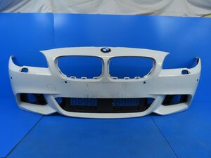 BMW 5シリーズ Mスポーツ F10 後期 LCI 純正 フロントバンパー ホワイトソリッド 【 5111 7905289 】 (M001583)