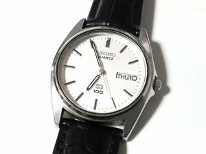 【Ks4☆】SEIKO/セイコー◇SQ100/OverSea/8123-6260/WJL811/SS◇1984年製♂5石クオーツ/新品ベルト/美品