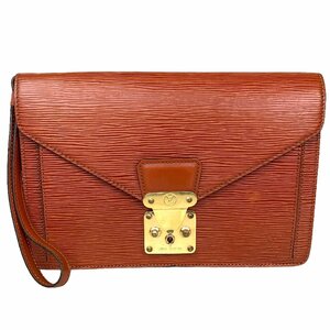 【1円～】ルイヴィトン LOUIS VUITTON バッグ ポーチ セカンドバッグ クラッチバック エピ M52613 MI9003 レザー ブラウン 中古