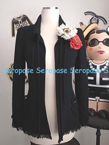 ★１０Ｐシャネル CHANEL 完売ヒモトリムの可愛いジャケット３８