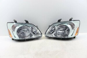 美品/キズ無　ノア　AZR60系　後期　ヘッドライト　左右　セット　コイト　28-181　キセノン　HID　グリーンメッキ　刻印NO　314139-314140