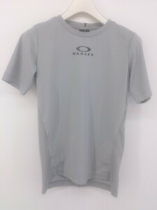 ◇ OAKLEY オークリー キッズ 子供服 半袖 Tシャツ カットソー サイズ M（150） グレー メンズ P