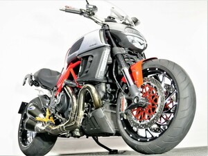 Diavel ディアベル 2011年 DPオプション鍛造アルミホイール TERMIGNONIフルエキ BabyFaceステップ LUIMOTOシート CARBONエアロ HIDライト