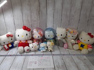 Kぬいぐるみ 《大量セット》サンリオ ハローキティ ぬいぐるみ がま口財布 10点 3A7D 【80】