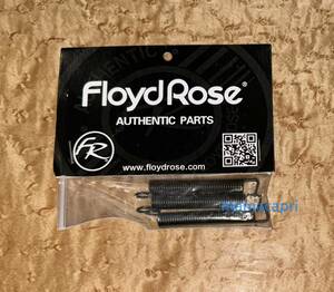 新品 Floyd Rose 純正 FRTSNBKP Noiseless Tremolo Springs Black Set of 3 フロイド ローズ ノイズレス トレモロ スプリング 3本 ブラック