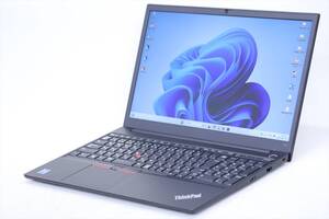 即配 良品 Windows11 Office2019 11世代Corei5 バッテリー良好 WiFi6 Lenovo ThinkPad E15 i5-1135G7 8G 256G 15.6インチ FHD液晶