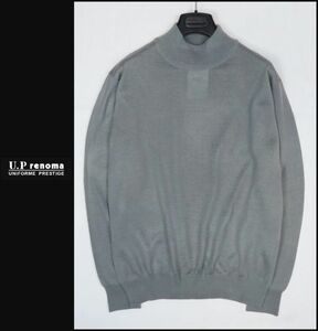 ■■＜未使用：タグ付属＞レノマ＜Ｕ.Ｐ renoma＞ハイ ネック spring Knit セーター＜春／秋・L＞■■