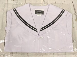 【as839】中学校 高校 女子用学生服 制服 love marchen ラブメルヘン 夏服 セーラー服 半袖 M800-3 サイズ：155 未使用◆W70