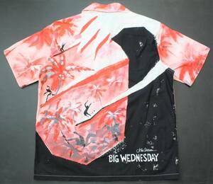 YSS17東洋Sジョンセバーソン ビッグウエンズデイ 日本製JOHN SEVERSON半袖シャツHAWAIIAN SHIRTオープンカラーBIG WEDNESDAY