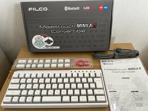  【中古】ダイヤテック FILCO キーボード MINILA-R Convertible 日本語配列かななし/ミルク/静音赤軸