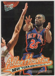 激レアパラ！　Allan Houston ＜ 1996-97 Ultra Platinum Medallion ＞ プラチナパラレル